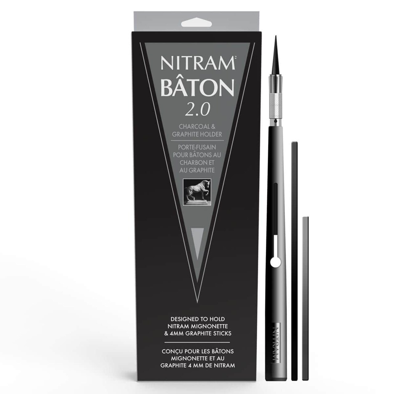 Nitram Baton & Mignonettes (Baton Refills) Baton with 1 Mignonette & 1 Graphite Stick